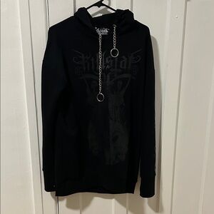 Killstar small oversized  Black  Hoodie